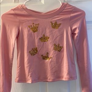 young hearts princess crown long sleeve